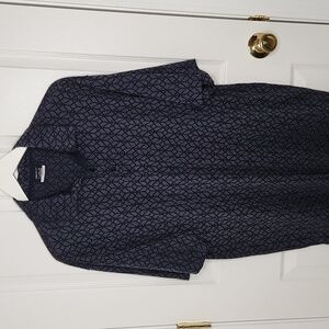 Men's Nike Golf polo shirt fit dry geometric print lightweight breathable XL